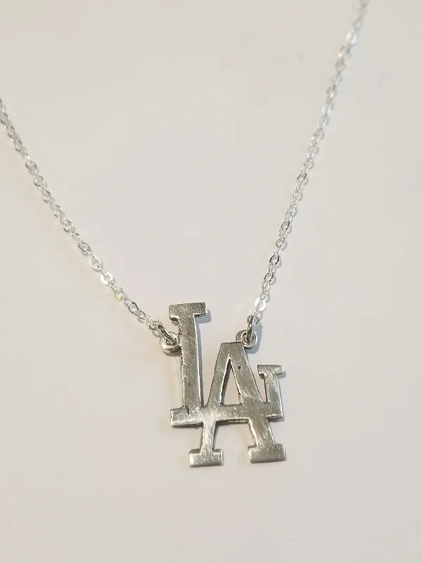 crystal necklaces for women -I Love L.A. Nameplate Necklace