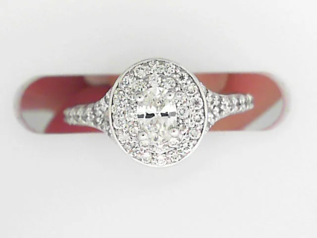 halo engagement rings -Diamond Engagement Ring