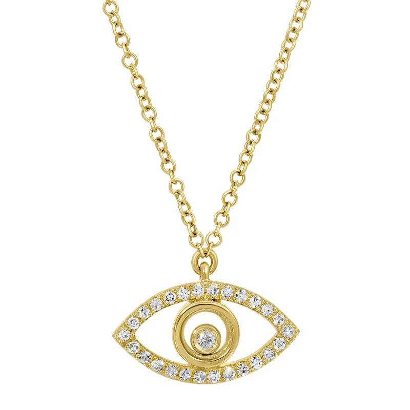 layering necklaces for women -LYLA EVIL EYE NECKLACES