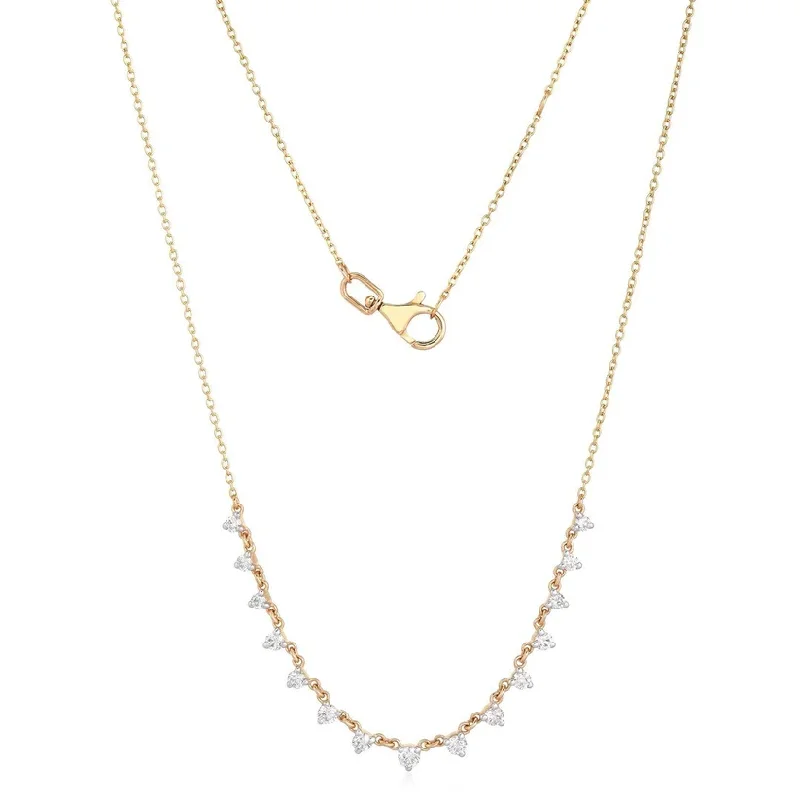 moonstone necklaces for women -NICKI DIAMOND DROP NECKLACE