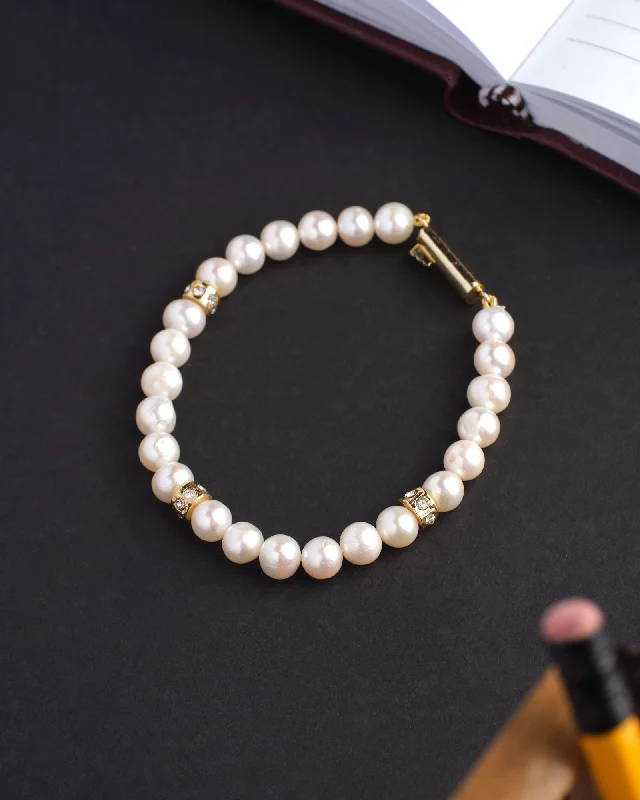 floral bracelets for women -Elegant Single Line Bracelet