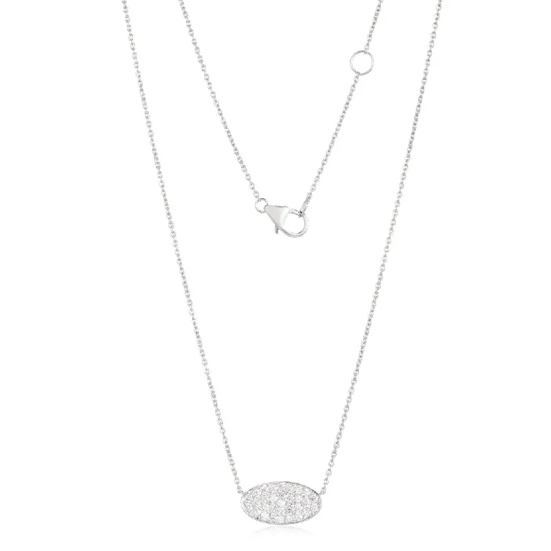 simple chain necklaces for women -SPENCER OVAL NECKLACE