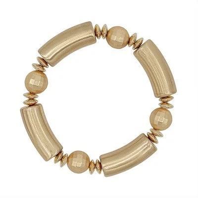 celestial star bracelets for women -Meghan Browne Lewis Bracelet - Gold