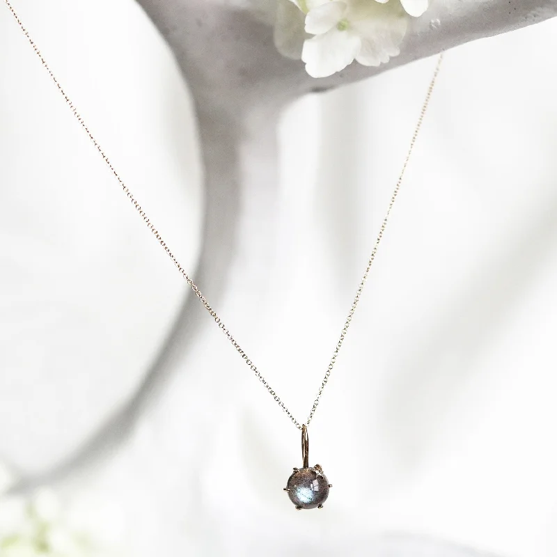 tiny layering necklaces for women -SAHARA Labradorite Necklace