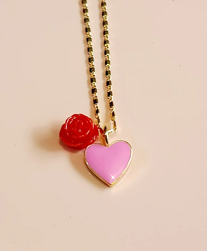 chain link necklaces for women -You Stole My Heart Necklace