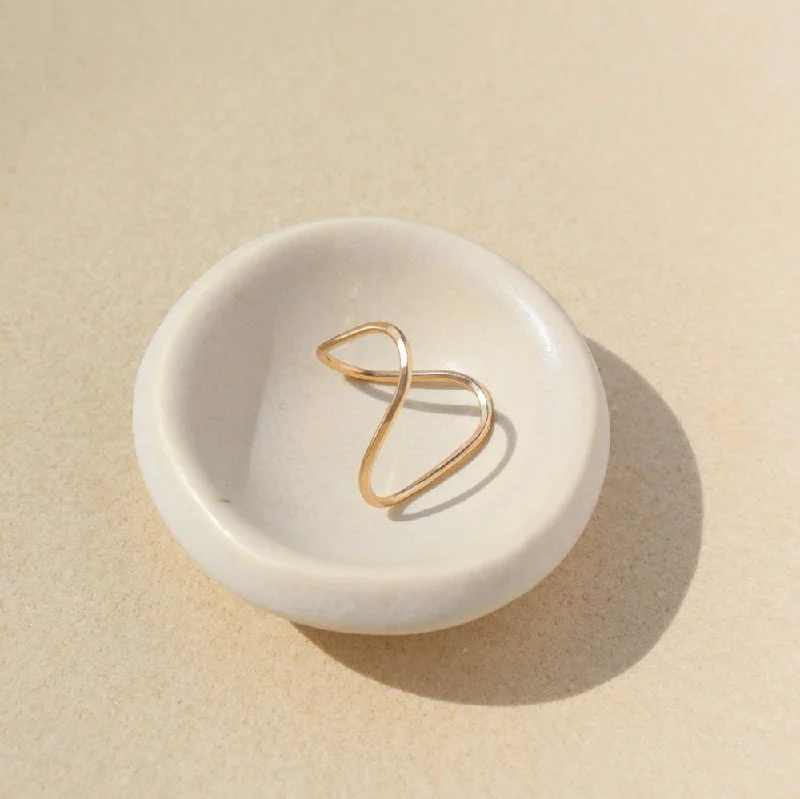 minimalist gold rings for women -Rising Tide Ring