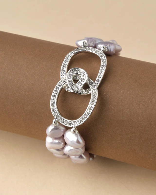 designer bracelets for women -Fashionable Pearl Bracelet A02116