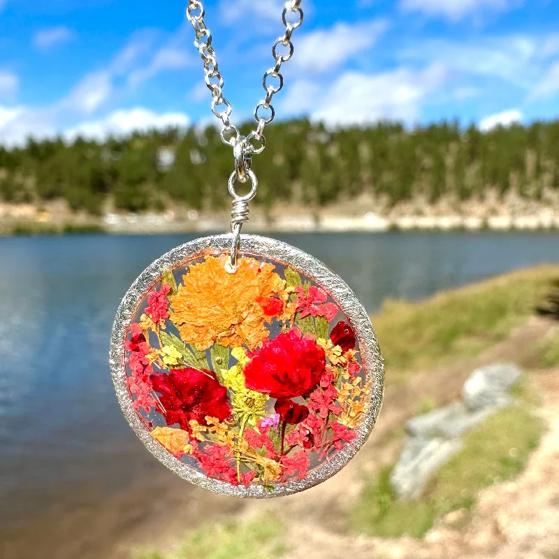 aesthetic necklaces for women -Botanical Garden Necklace - BG 203