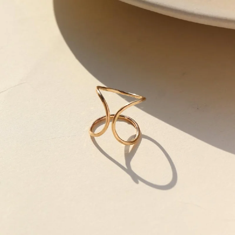 geometric rings for women -Isla Ring