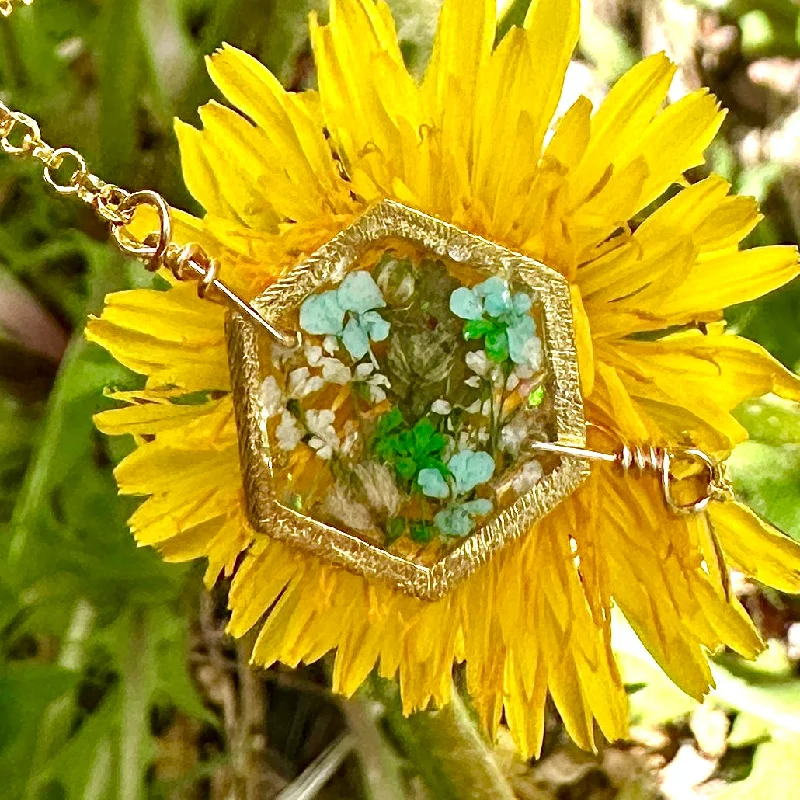 sun and moon necklaces for women -Botanical Garden Necklace - BG 161