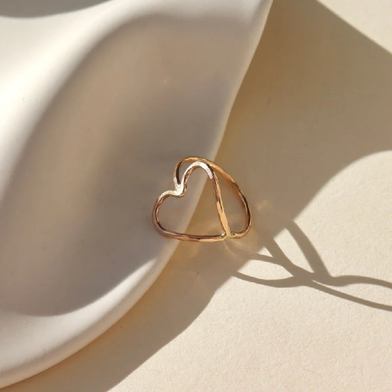 baguette rings for women -Heart Ring | Wholesale