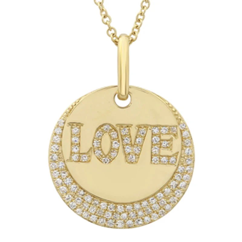 zodiac sign necklaces for women -LOLA LOVE DISC NECKLACE