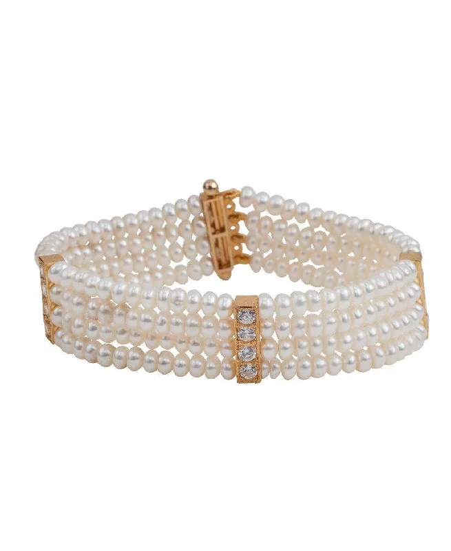 love knot bracelets for women -Fashionable Pearl Bracelet