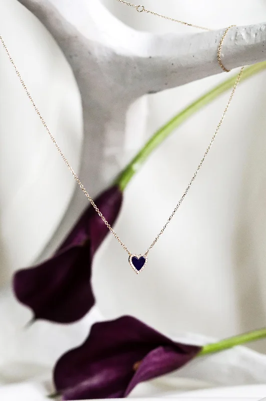 modern necklaces for women -ARIANNA HEART NECKLACE