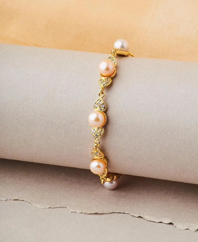 rose quartz bracelets for women -Elegant and classy Pearl Bracelet