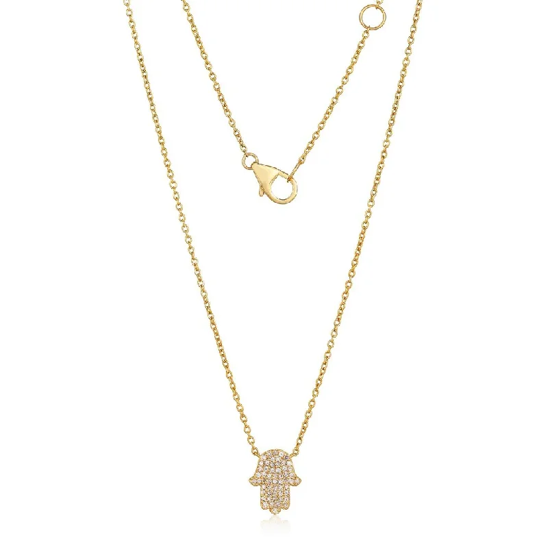 celestial star necklaces for women -BLAKELY HAMSA NECKLACE