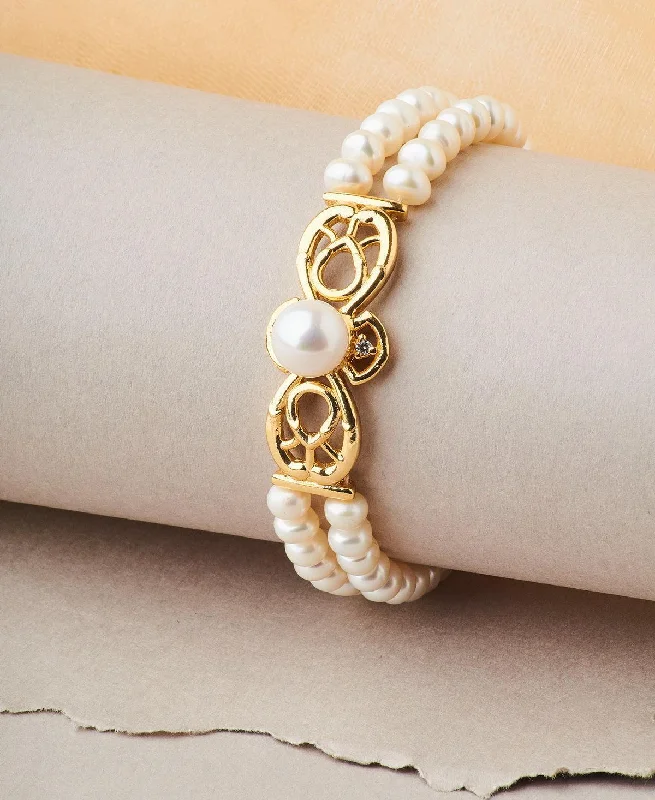 high-quality gold bracelets for women -Trendy Stone Studded Bracelet