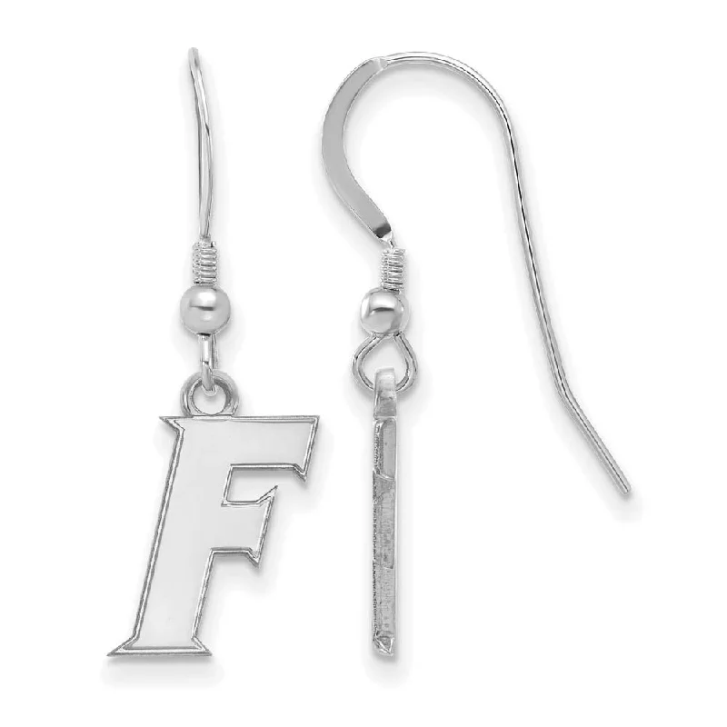 open heart earrings for women -Sterling Silver University of Florida Small Dangle Earrings