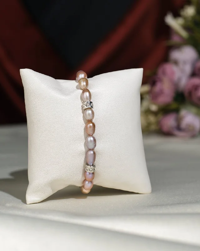 sapphire bracelets for women -Elegant Pink 1 line Bracelet