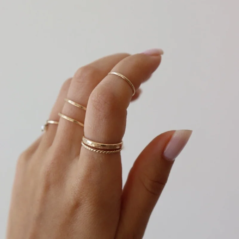 birthstone rings for women -Minimal Midi Ring | Wholesale